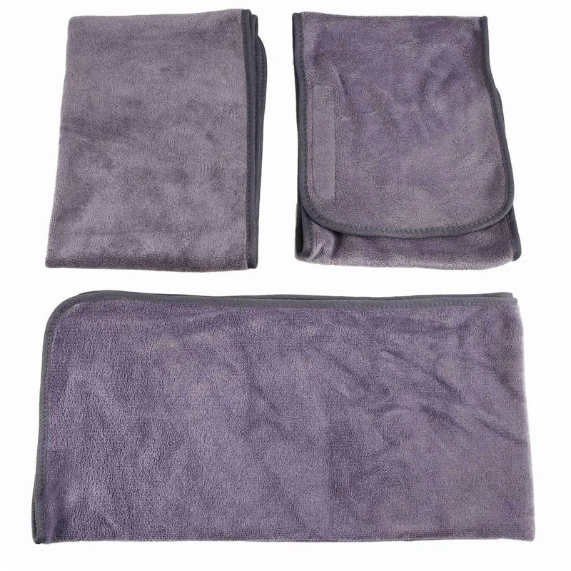 ABMS-Beauty Salon Towel Set-Head Spa Shampoo Bed Towel, Headband, Bath Towel