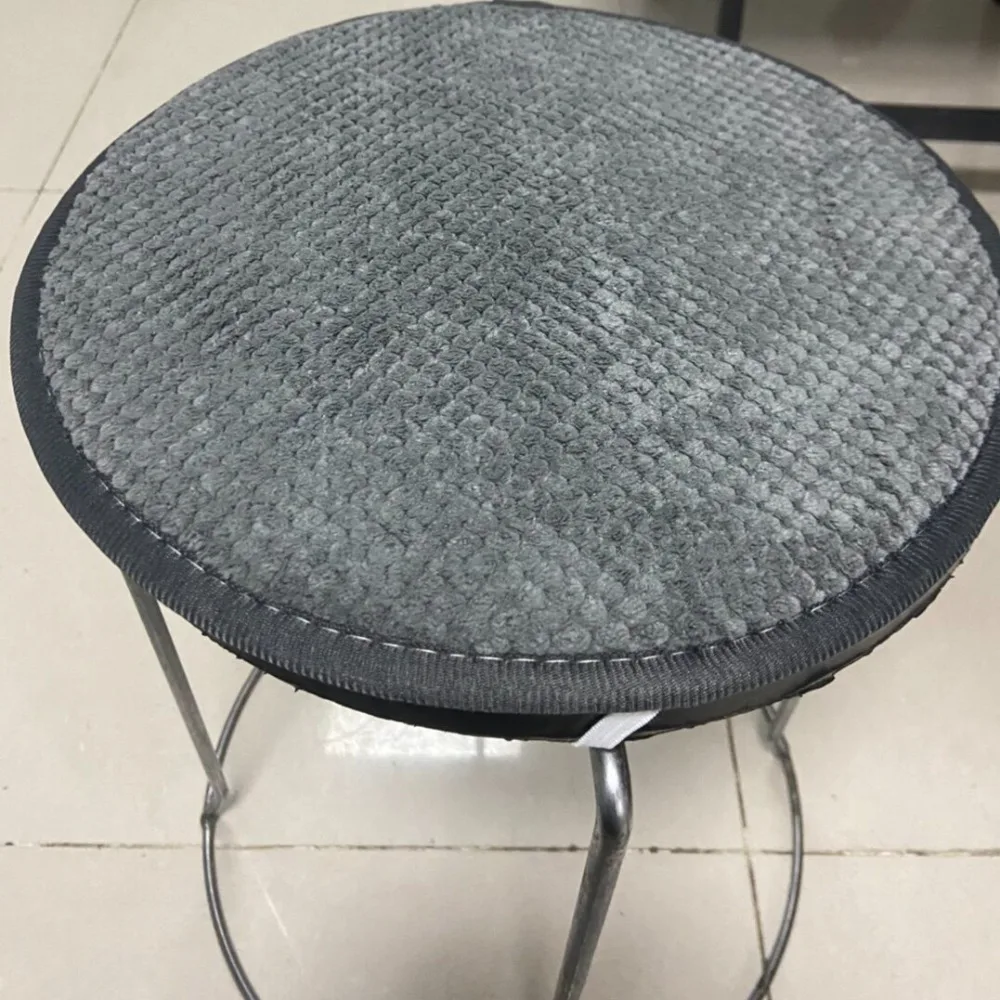 Comfortable sponge Seat Pad Warm Solid Color Round Cushion Thicker Soft Chair Cushion Winter