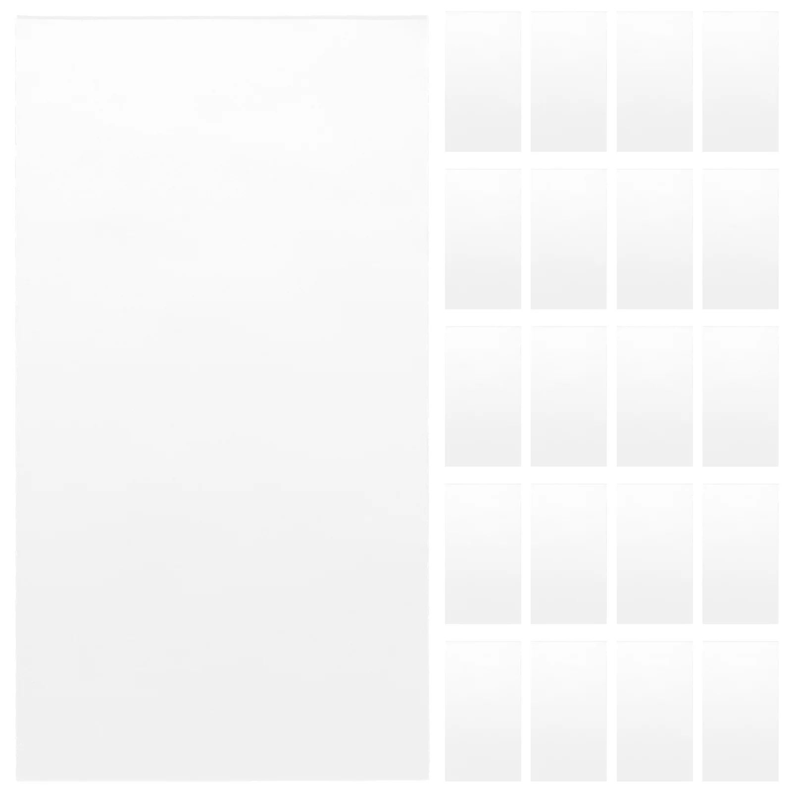 

500Pcs Clear Paper Money Sleeves Banknote Protective Pouches Organizer Transparent Holder for Collection