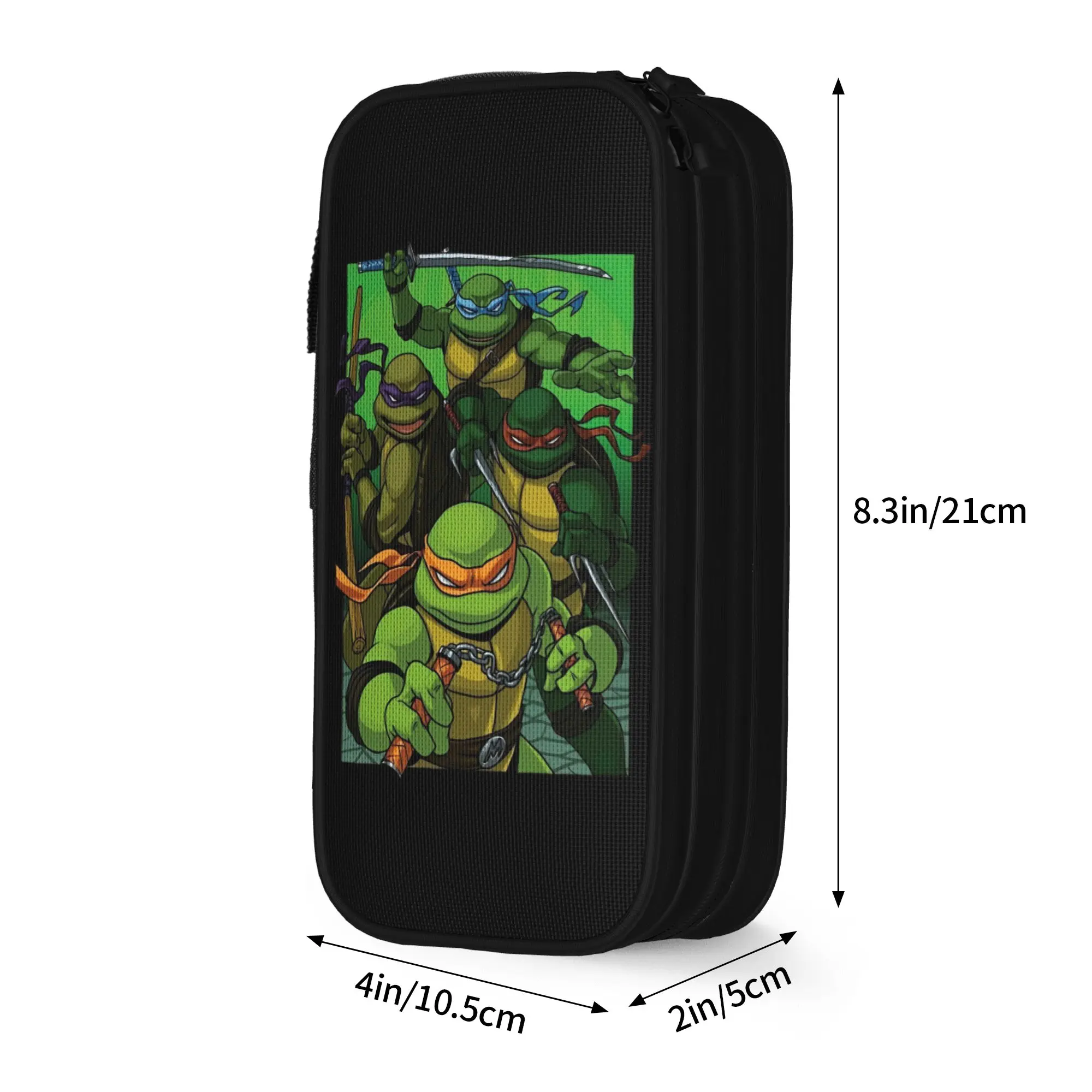 TMNT T-Turtles Pencil Cases New  Mikey  Pen Holder Bag Girl Boy Big Capacity School Supplies Gifts Pencilcases