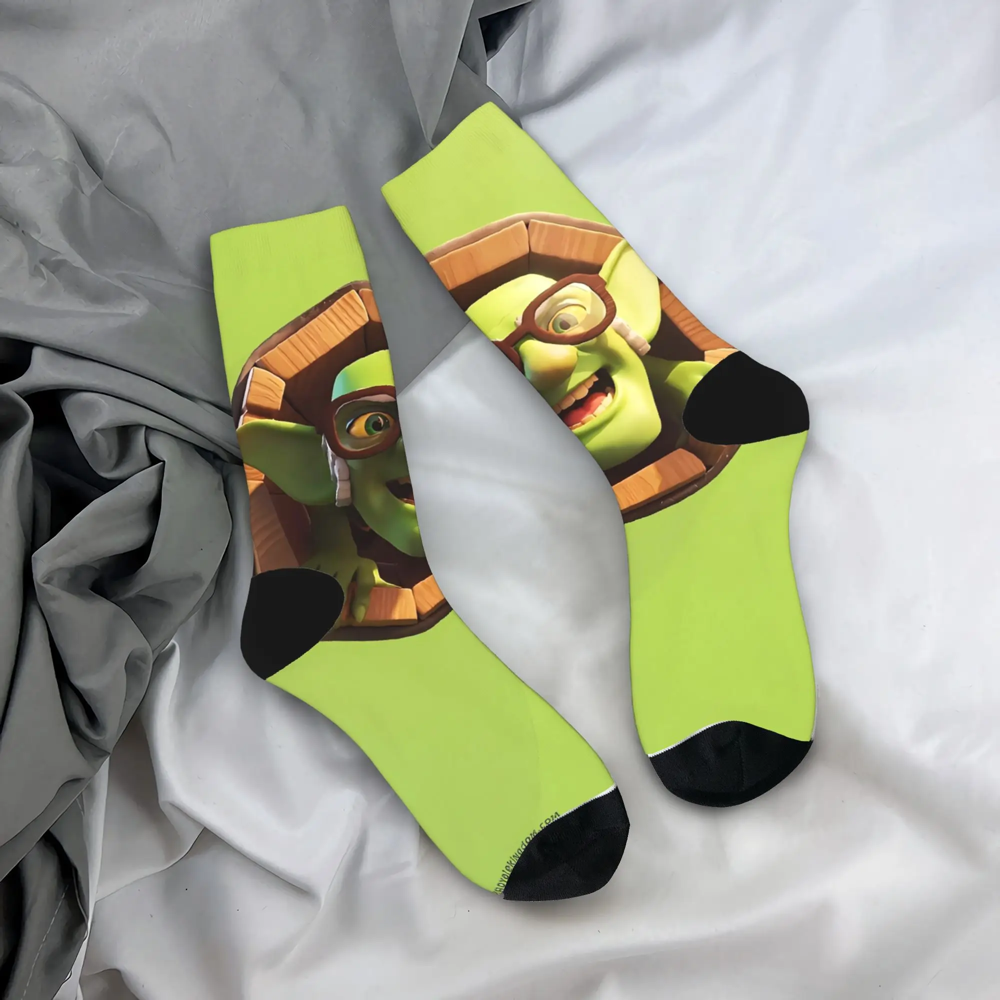 

Взрослые мужские носки Clash Royale, забавные гоблингские чулки, против пота, средние мягкие носки, зимние ретро велосипедные носки на заказ