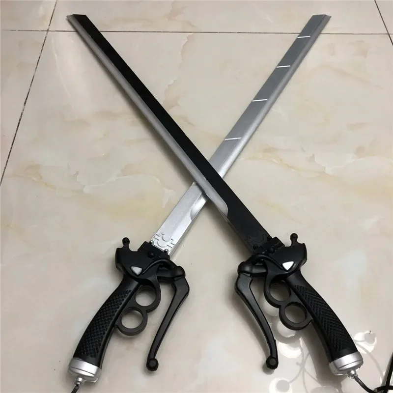 Anime  Eren Jaeger / Rivaille OR Props Sword Cosplay Weapon Supply Halloween Decorative Unsharpened Swords