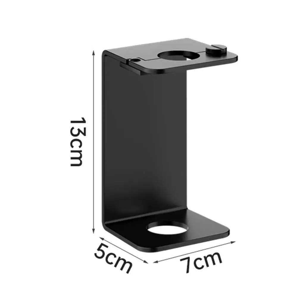 Wall Mounted Soap Dispenser Holder for Bathroom - Stainless Steel Storage Rack Compatible with Standard Shower and Soap Bottles
