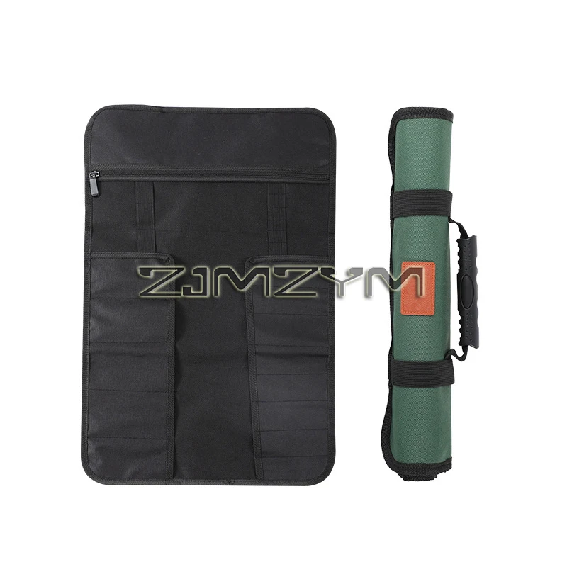 Multifunctional Tool Roll Bag Canvas Roll Tool Bag Organizer Tools Storage Bag Case For Hardware Bag