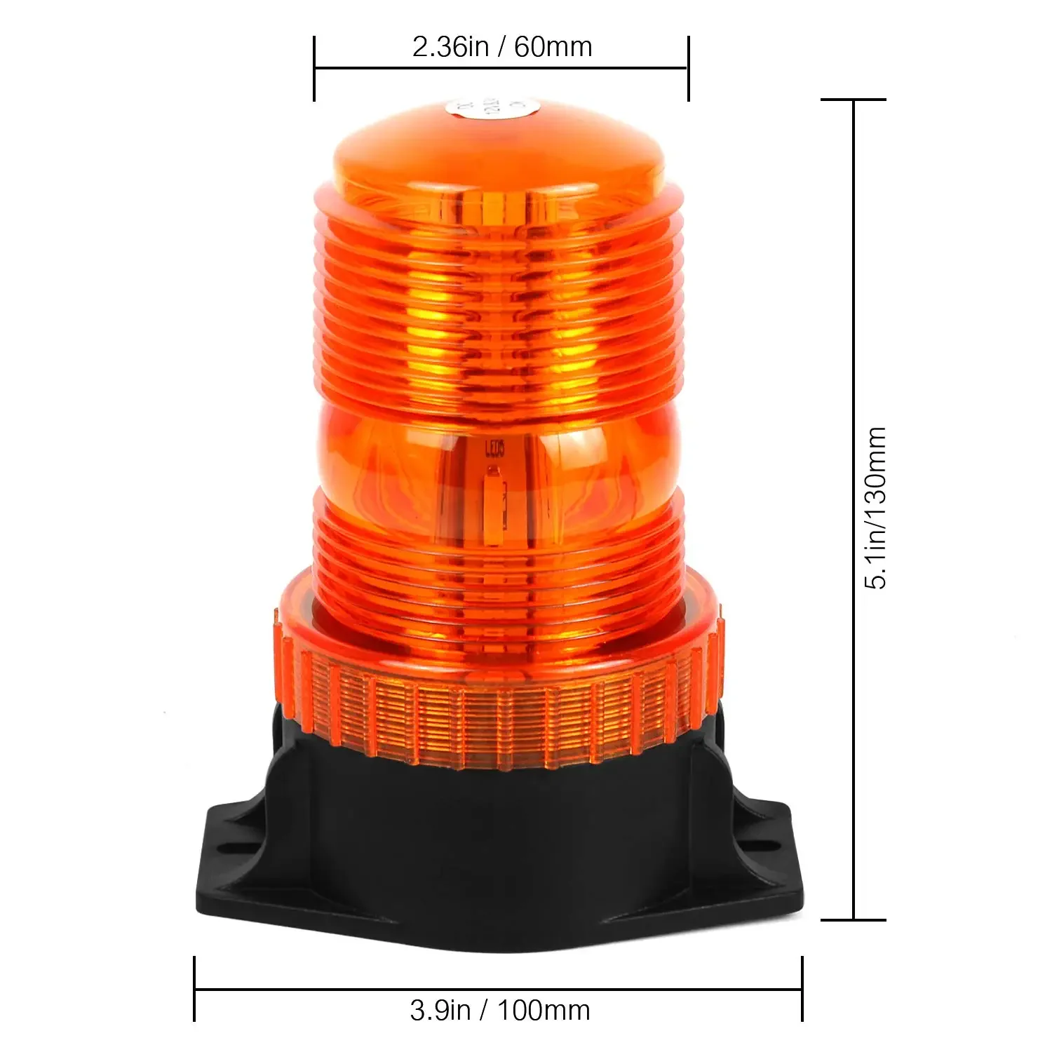 30W LED High Power Emergency Warning Flash Strobe Light Beacon for Forklift Truck School Bus Amber Blue Red