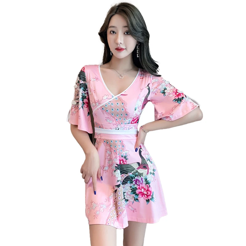 

Spa Massage Clothing Beauty Agency Female Self-Cultivation Stretch Beautician Overalls Nursing Technician Foot Bath Sexy Dress