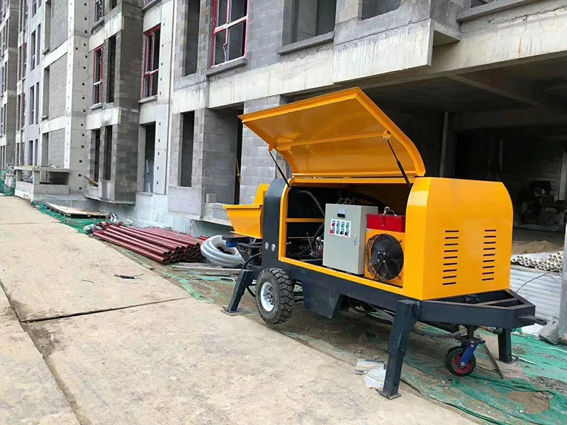 

Construction Concrete Pump Portable Concrete Delivery Pump High Efficiency