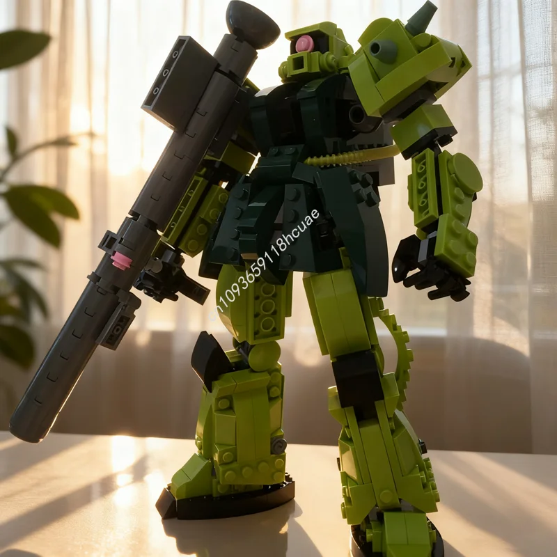 

538pcs MOC MF Zaku II Model Building Blocks Construction DIY Toy Creative Idea Education Brick Kids Christmas Gift Birthday