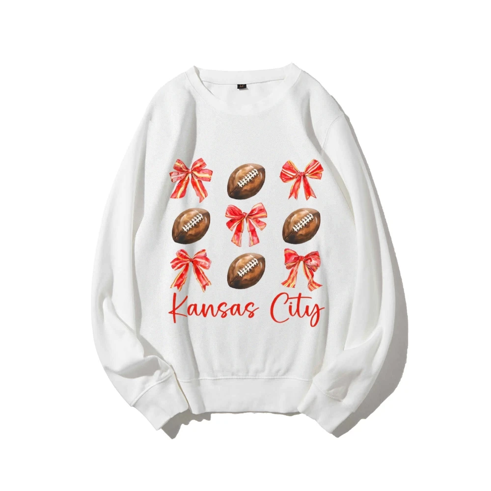 Kansas City Football Sweatshirt Kc Football Sweatshirt Kansas City Hoodies Kc HECO Football Fan Gift Retro Football For Women