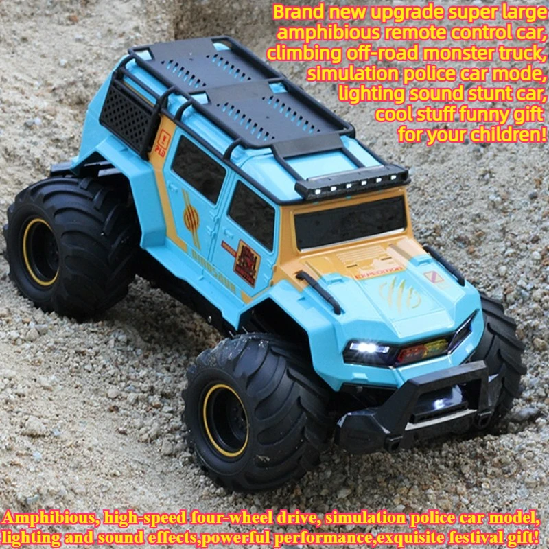 Cool Stuff Toy Car Funny Gift-Kawaii Climbing Off-road 4WD Rc Cars,Remote Control Car Model,Monster Truck,Rc Truck Toys for Kids
