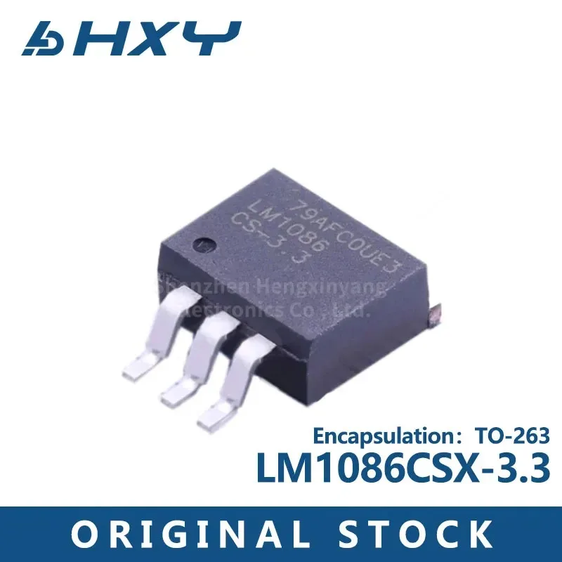 

10PCS/LOT LM1086CSX-3.3 LM1086CS-3.3 TO 263-3 Original voltage regulator IC