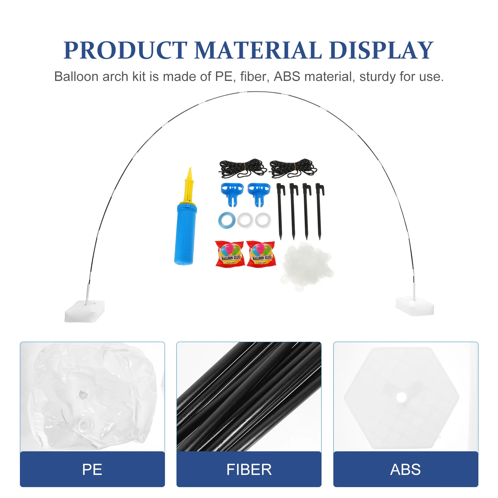 

1 set 1 Set Balloon Arch Kit With Base Reusable Diy Frame For Wedding Party Christmas Shower Decorations Stand Water Bag