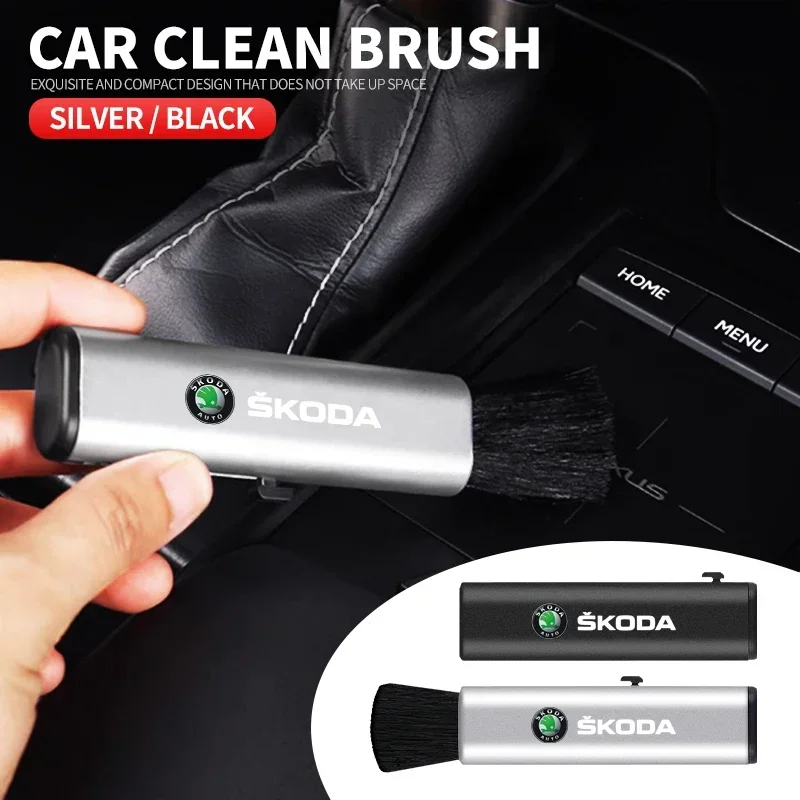 

Car Dust Removal Brush Auto Interior Cleaning Tool For Skoda Octavia Fabia Kamiq Kapoq Kodiaq RapidCar Cleaning Tools Accessorie