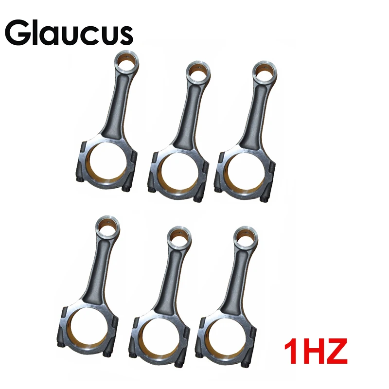 6pcs 1HZ engine connecting rod for Toyota Land Cruiser  Coaster bus 4.2 d TD 4.2L 4164CC 1990- 13201-17010 1320117010