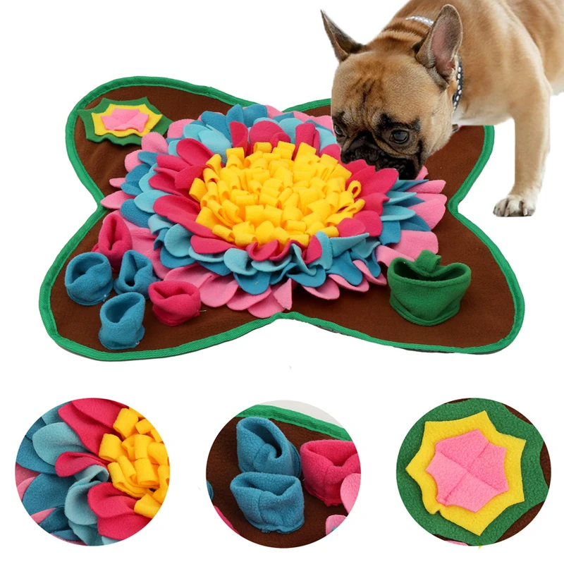 

Snuffle Mat for Dogs Interactive Treat Game for Sniffing Nose Work Enrichment Dog Toys Slow Feeding Dog Snuffle Mat