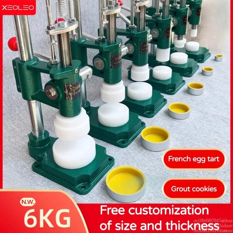 XEOLEO Manuelle Eierkuchen-Teigpresse Dessert-Pudding-Becher-Formmaschine Eierkuchen-Schalen-Pressmaschine