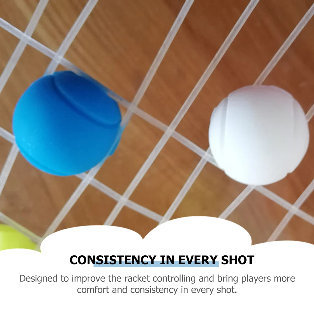

4 Pcs Tennis Racket Vibration Dampener Stability Comfort Silicone Material Easy Installation Tennis Accessories