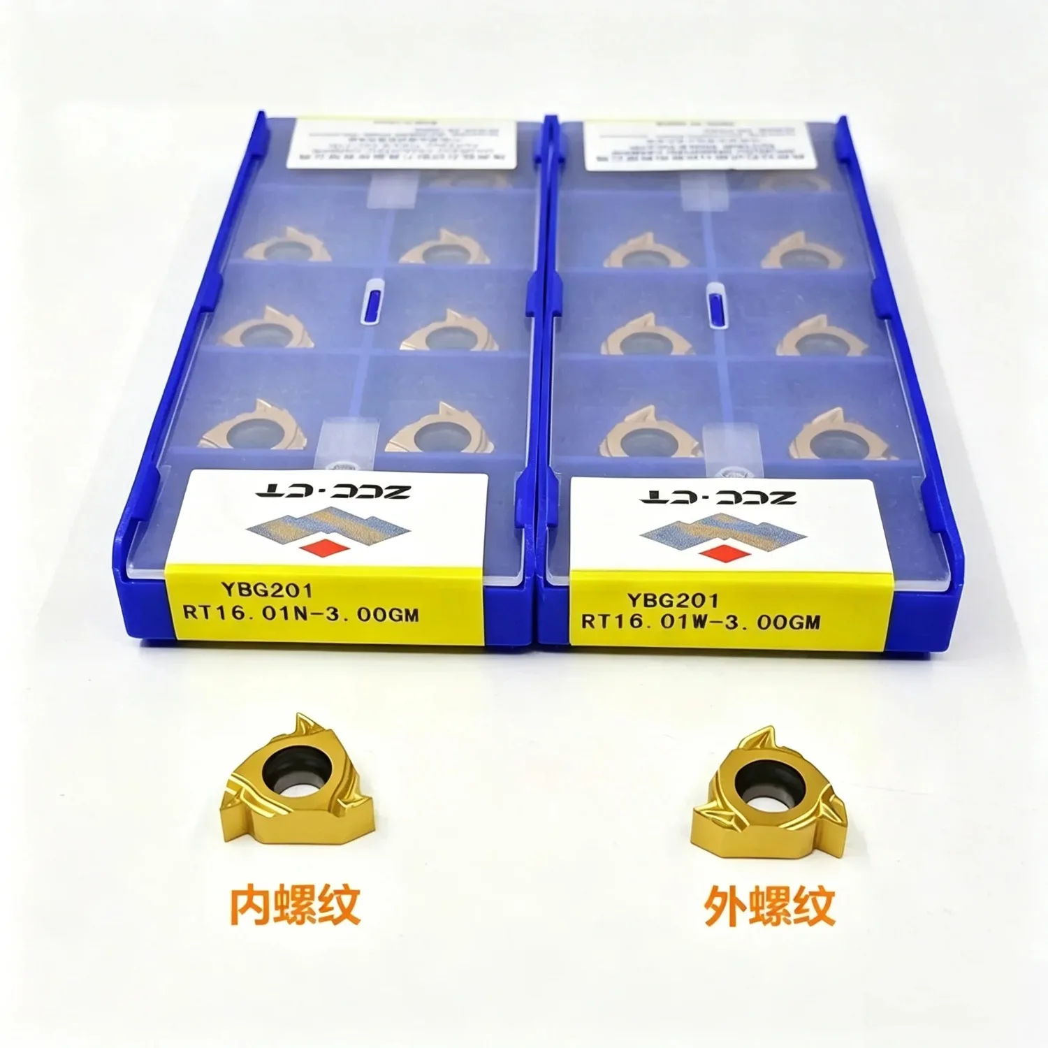 zccct-rt1101n-rt1101w-rt1601n-rt1601w-10-125-15-175-20-25-30gm-ybg201-threaded-insert-rt1101n-rt1101w-inserts