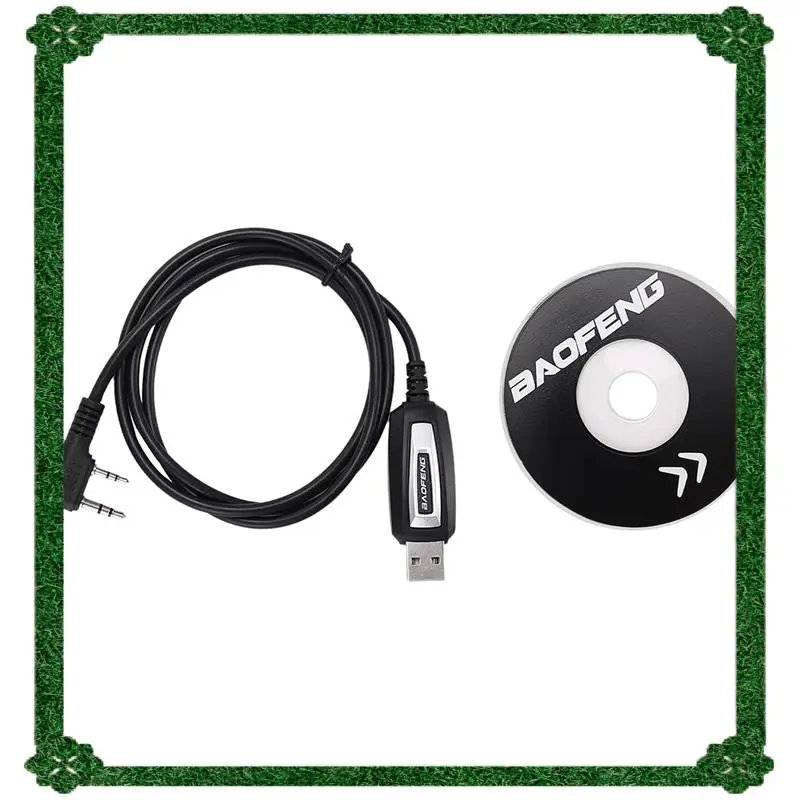 24-Hour Delivery Baofeng USB Programming Cable + Driver CD For Two Way Radio UV-5R BF-888S BF-F8