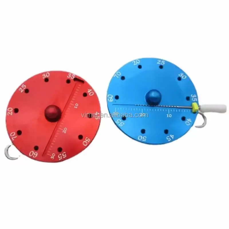 2026 Aluminum Gutta Percha Point Cutter Gauge Wheel Endo Apex Measurement Endodontic Round Gauge Wheel Oral Tools