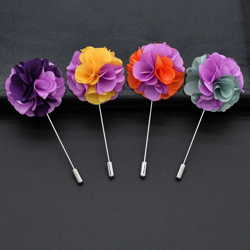 16Pcs Brooch Fashion Breast Pin Men Suit Cloth Art Collar Decoration Mixed Dressing Shirt Collar Brooch Creative