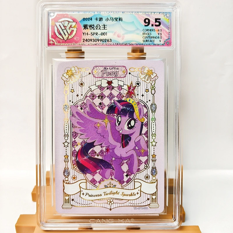 

KAYOU Genuine My Little Pony Card 9.5 Graded SPR CCG Rating Card Rarity Twilight Sparkle Редкая коллекционная карта аниме Игрушки в подарок