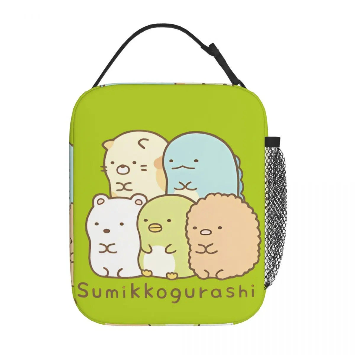 Charming Sumikko Gurashi Group Insulated Lunch Bag Cooler Bag  Lunch Container High Capacity Tote Lunch Box Food Bag