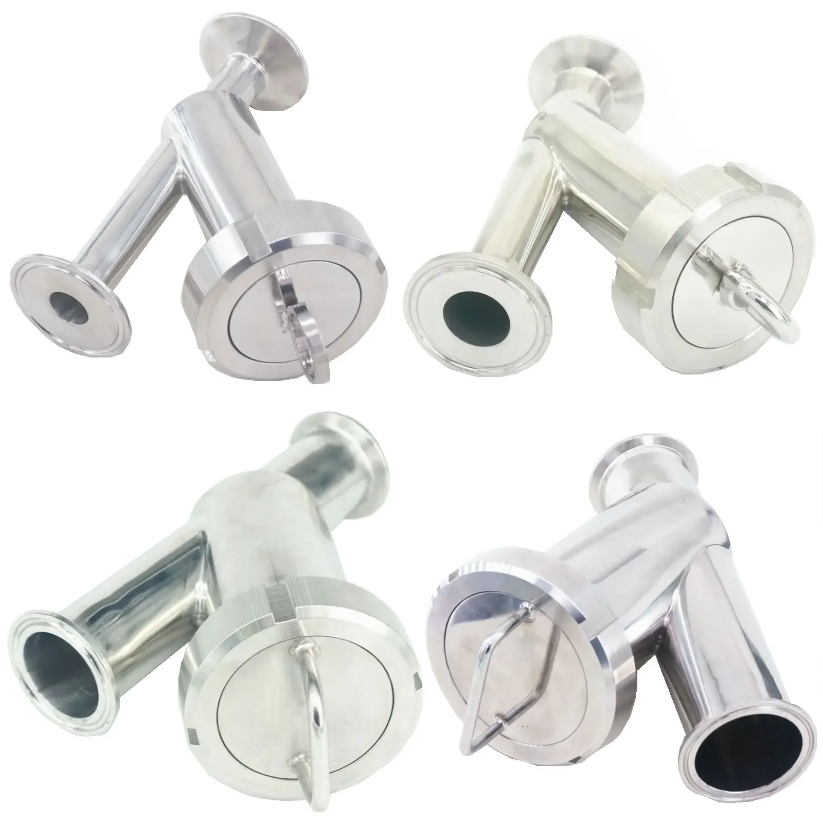 

1,5 "2" Tri Clamp 20-150 Mesh 304 Санитарный сетчатый фильтр из нержавеющей стали Y-типа