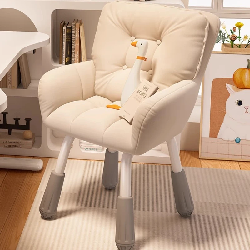 tq-Ergonomic Computer Home Office Adjustable Study with Pillow Gaming Chair for Students Comfortable Makeup Vanity Chair-