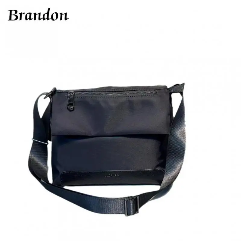 New waterproof nylon crossbody bag fashionable shoulder bag versatile and large capacity casual commuting bag