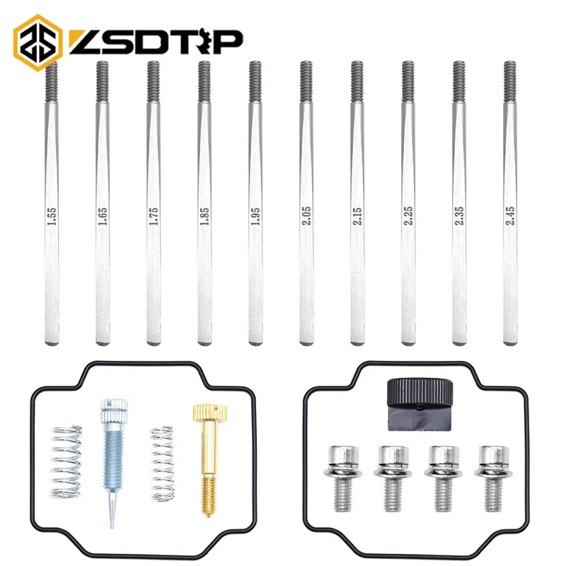 

ZSDTRP 2 Stroke LECTRON Carburetor Metering Rods Gasket Tuning Tool High-speed Refueling Screw Idle Adjuster Screw kits