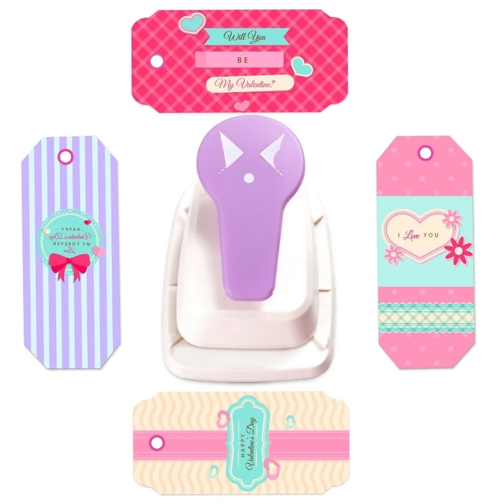DIY Square Punch Paper Hole Puncher Precision Any Size Tag Maker Tab Maker Extra Large Corner Cutter Photo Gallery