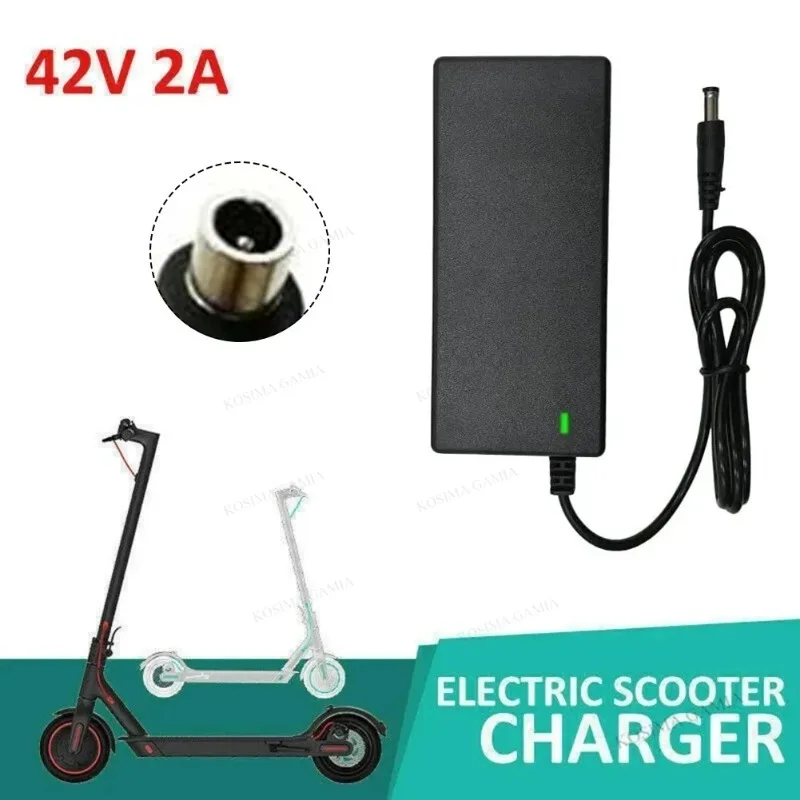 Universal AC DC 42V 2A Power Adapter Smart Charger For 24-36V Lithium Battery Electric Scooter US/EU Plug Black 100-240V - view 4