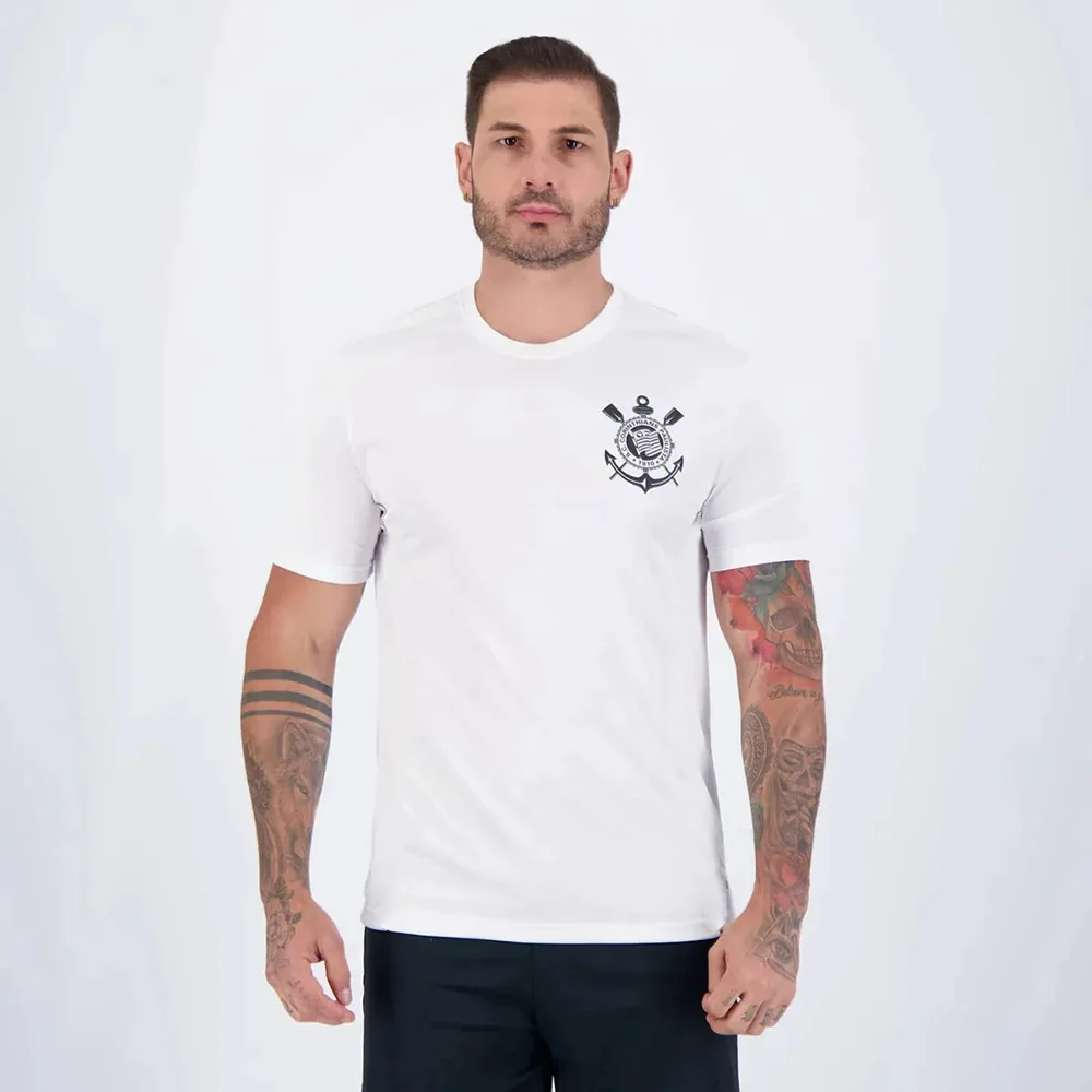 

2025 Summer Corinthians Memphis 94 White Breathable training Jersey! Minimalist Design × ‘94’— for Unisex Personalized Flair!