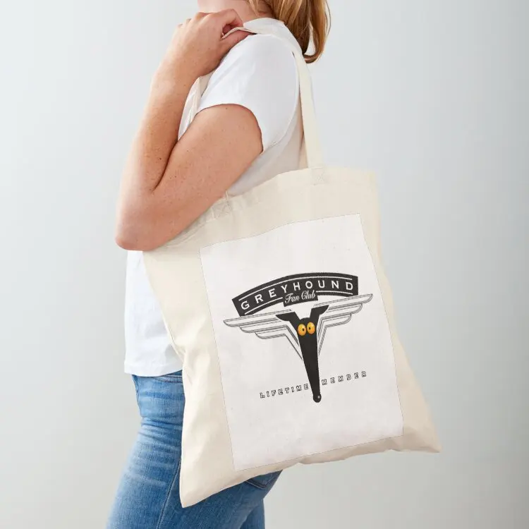 

Greyhound Fan Club Tote Bag hand bag ladies Candy bags Shopper reusable shopping bags