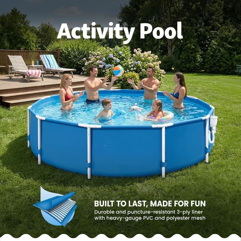 

Activity 12ft x 30in Round Pool w/ 400 GPH High-Efficiency Pump & AutoSkimmer Custom