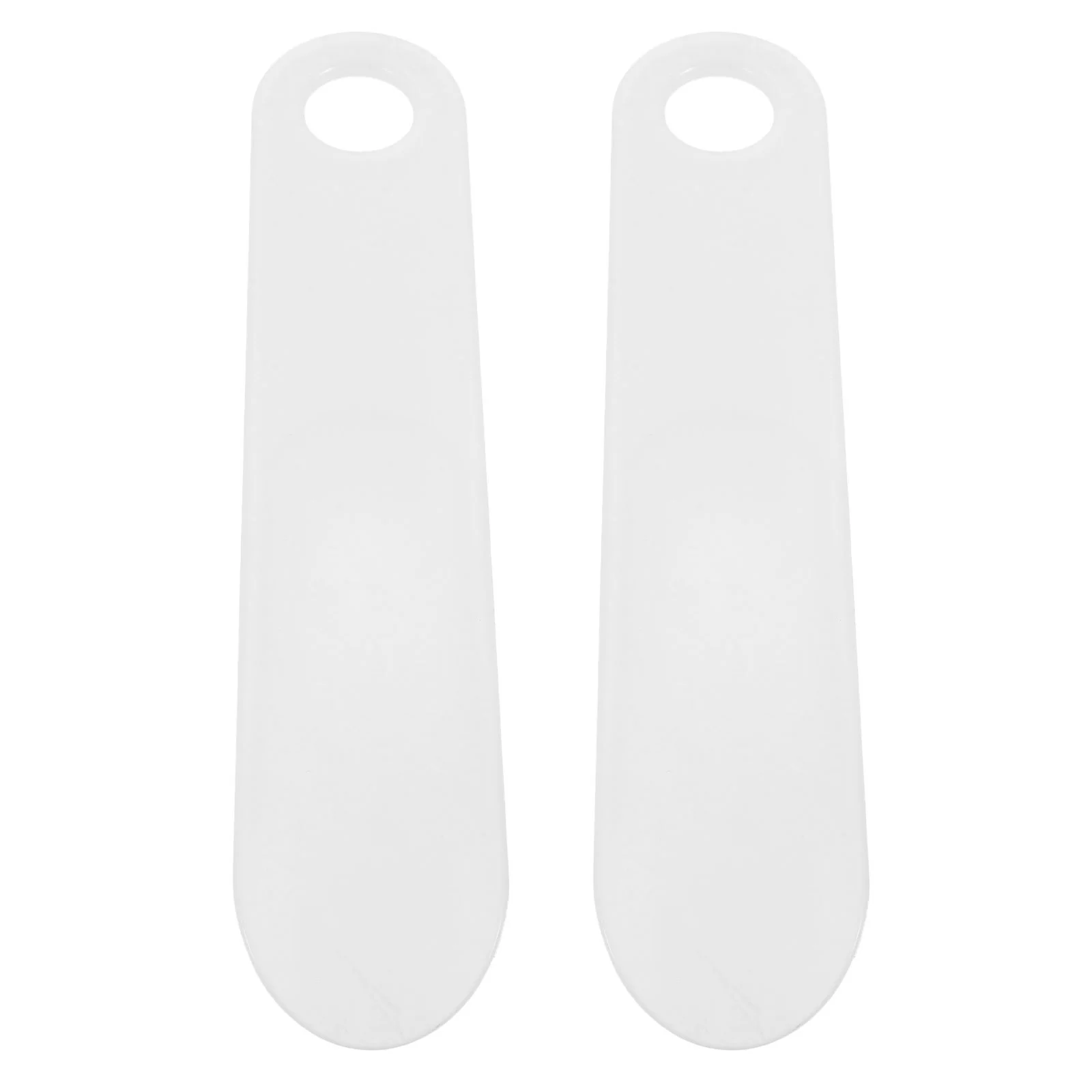 2 Pcs Shoehorn Plastic Shoehorns Wearing Tool for Kids Opening Lifting Helper Travel Handle Trainer