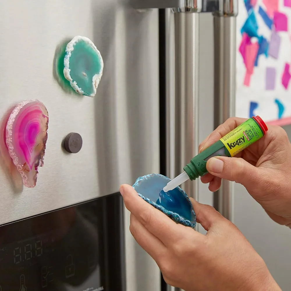 Penna super colla multiuso, adesivo ad asciugatura rapida per plastica, legno, metallo e altro, controllo della precisione