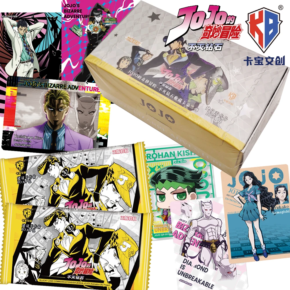 

Genuine Official KABAO JoJo's Bizarre Adventure Fun Cards SR UR SSP Exquisite Stylish Design Anime Character Cards Collect Gift