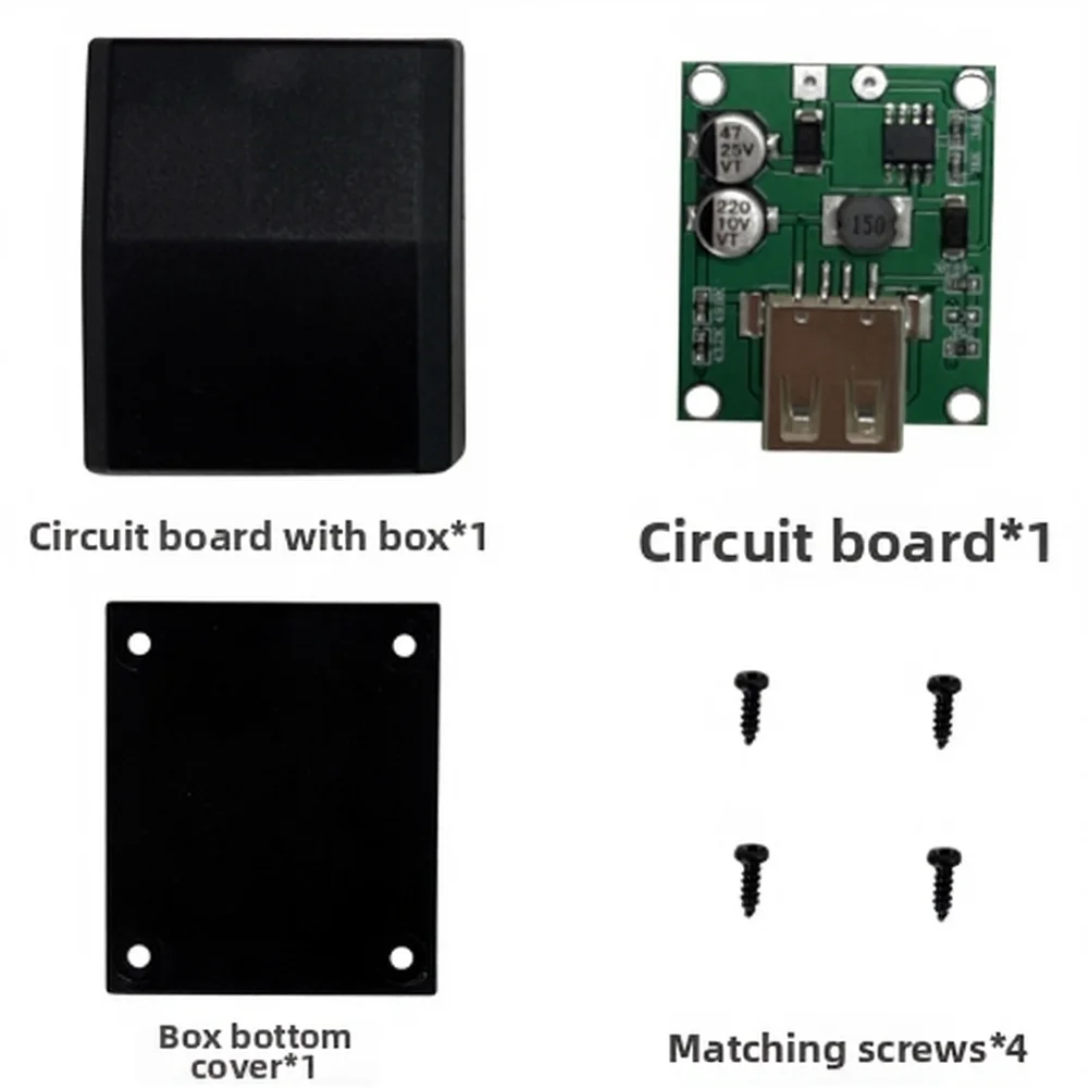 2PCS Solar-Powered Power Bank 3.5 x 3 cm Size 5V Output Built-in Voltage Regulator for Smartphones and Tablets