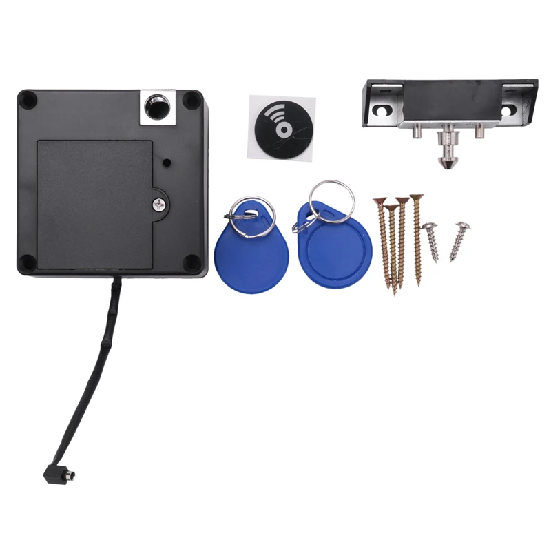 FULL-13.56Mhz IC Card Cabinet Lock Electric Cabinet Lock Invisible Cabinet Drawer Lock Locker