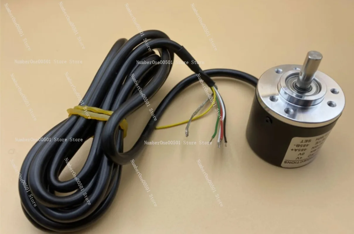 38mm DC5-24V Multi-turn Rotary Encoder Absolute Value 64 Turns Digital Output Modbus Small Structure