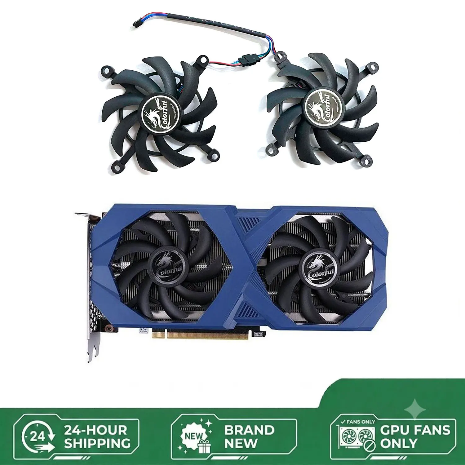 NEW Suitable for Colorful Geforce RTX 3060 Ti RTX3060 NB Duo 12G V2 L-V graphics card 85MM 4PIN RTX3060 GPU fan