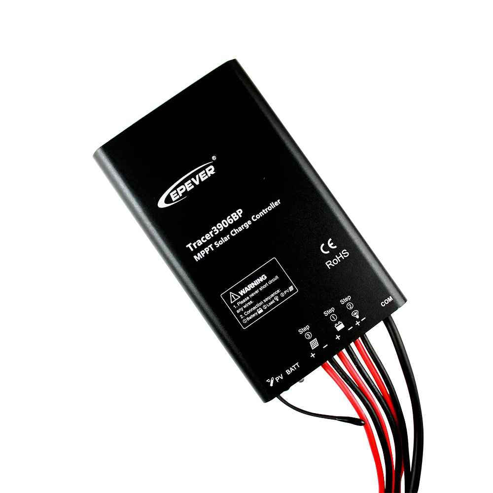 Epever Tracer3906BP 15A MPPT Solar Charge Controller 12V/24V Waterproof Regulator Lithium Battery Controller 60V PV Input