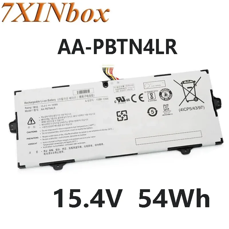 7XINbox AA-PBTN4LR 15.4V/54Wh Laptop Battery For Samsung Series 9 Notebook NP940X5M NP940X5N NP940X3M NT950QAA 9 PRO 15 NP940X5N