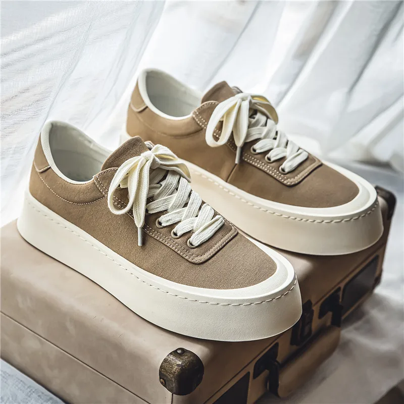 Man Canvas Sneakers Deals Comfortable Outsole Mesh Men 2025 Spring Casual Male Shoes Fashion Patcahwork Breathable Shoe Original
