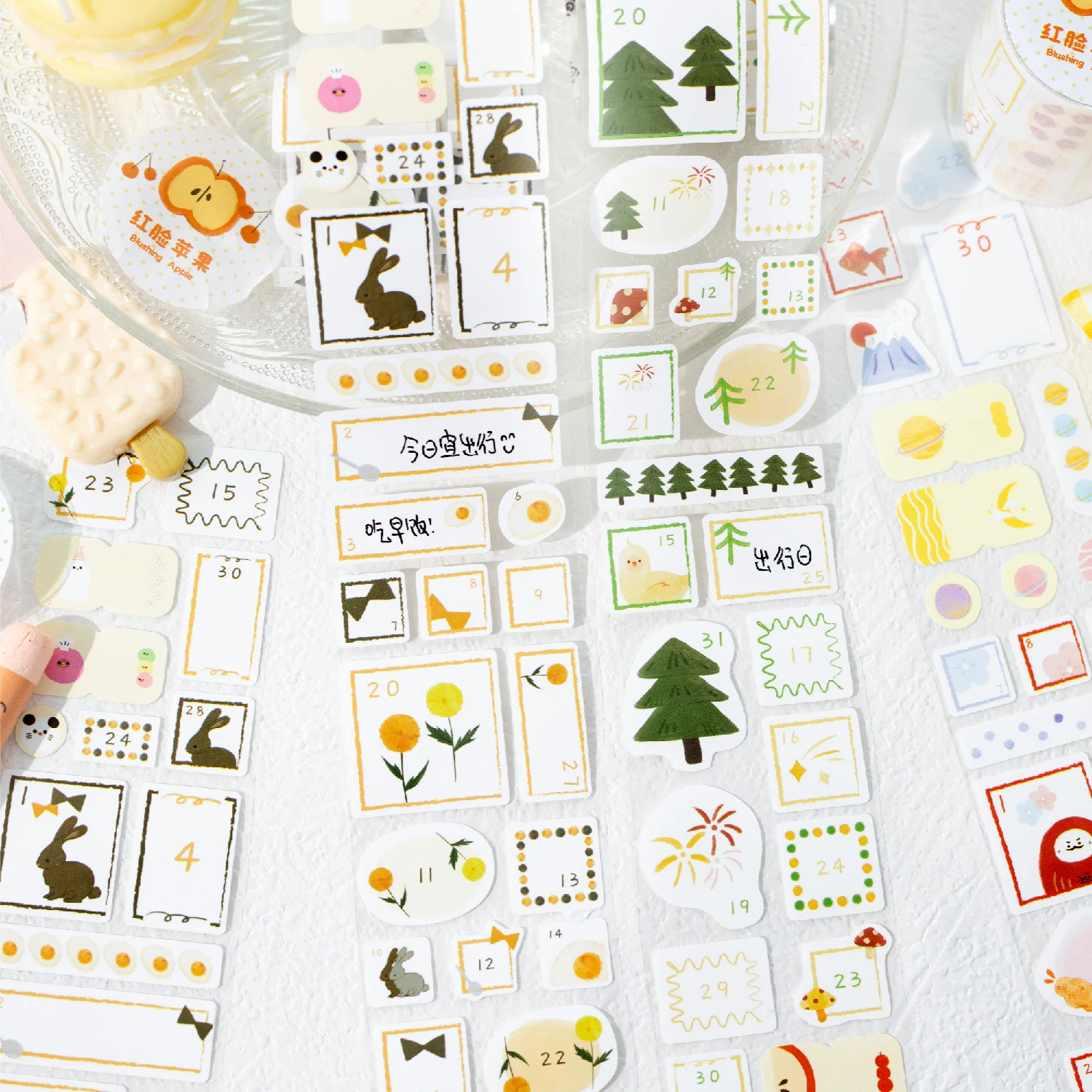 tianzi-retro-japones-papelaria-fita-2m-rolo-diy-diario-scrapbooking-criativo-adesivos-etiqueta-planejador-suprimentos-decorativos
