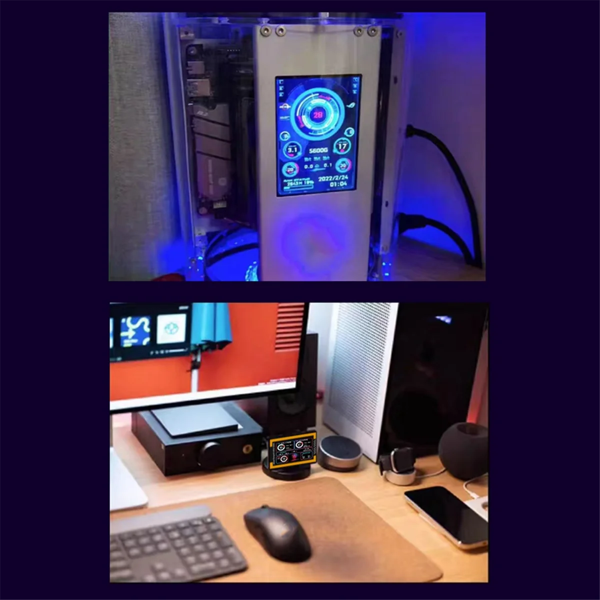 ADEGBO-Layar Sekunder Komputer Sekunder IPS TYPE-C 3,5 inci yang Ditingkatkan A