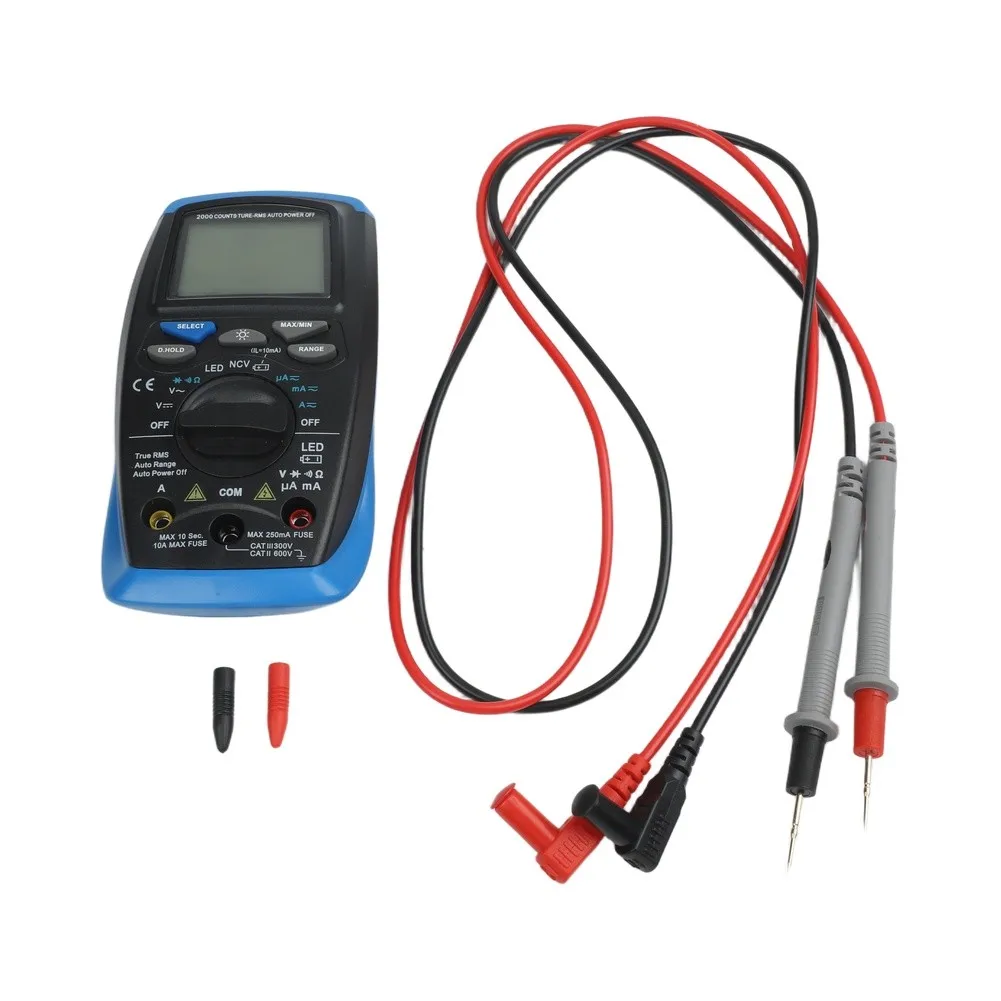 Accurate Voltage Current Resistance Measurement for auto Ranging Multimeter Battery Saving Function Electrical Testing Device