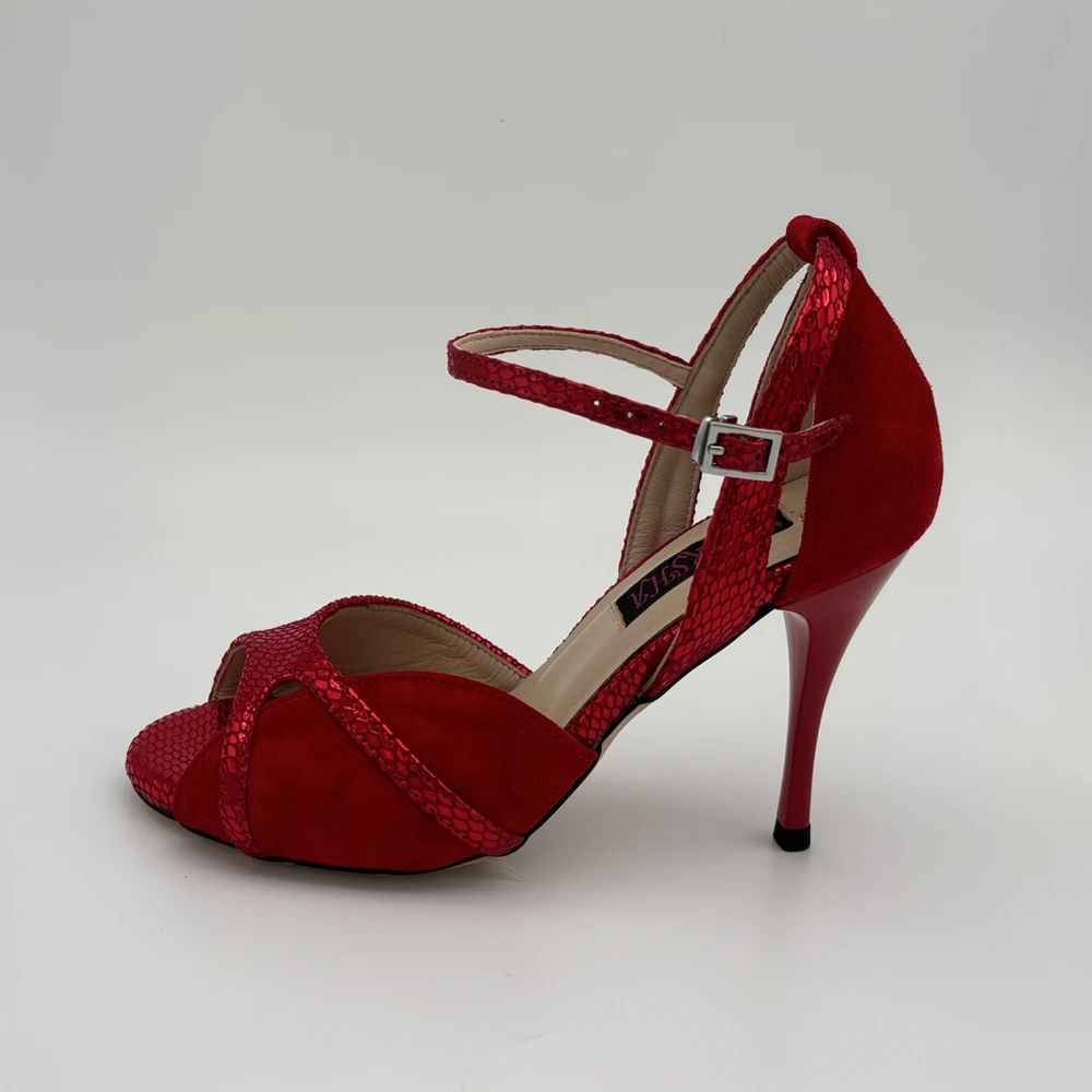 Argentina Tango Shoes  Party Shoes Wedding Shoes  Leather Hard Sole 7.5cm 9cm heel available Shipping Free T6236RSRS